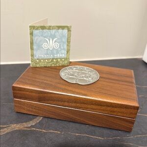 Silver and Brown Decorative Box